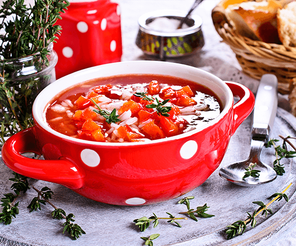 Spicy Roasted Tomato Soup 