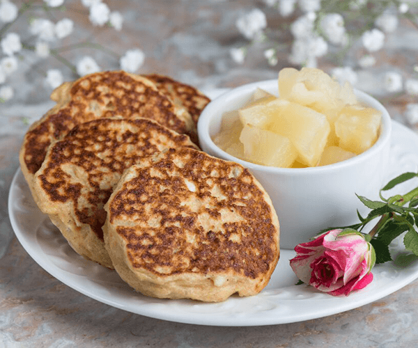Pineapple and Banana Pancakes