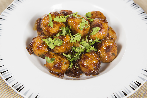 Garlic Honey BBQ Glazed Turkey Meat Balls