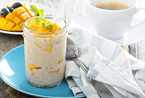 Mango Rice Pudding