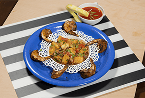 Honey Chipotle Prawns with Pineapple Salsa
