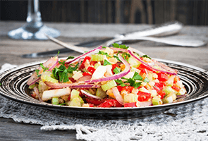 Cucumber and Green Apple Salad