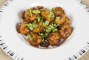 Garlic Honey BBQ Glazed Turkey Meat Balls